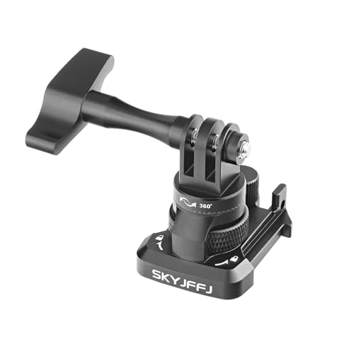 SKYJFFJ 360 Rotate Gopro Helmkopfhalterung, Schnellverschluss-Schnallenclip, Basishalterung, Helmgurt-Schnalle, Adapterhalter für GoPro Hero 8/9/10/11/12, DJI Osmo, Akaso/YI Action-Kamera-Zubehör SKYJFFJ 360 Rotate Gopro Helmkopfhalterung, Schnellverschluss-Schnallenclip, Basishalterung, Helmgurt-Schnalle, Adapterhalter für GoPro Hero 8/9/10/11/12, DJI Osmo, Akaso/YI Action-Kamera-Zubehör von SKYJFFJ