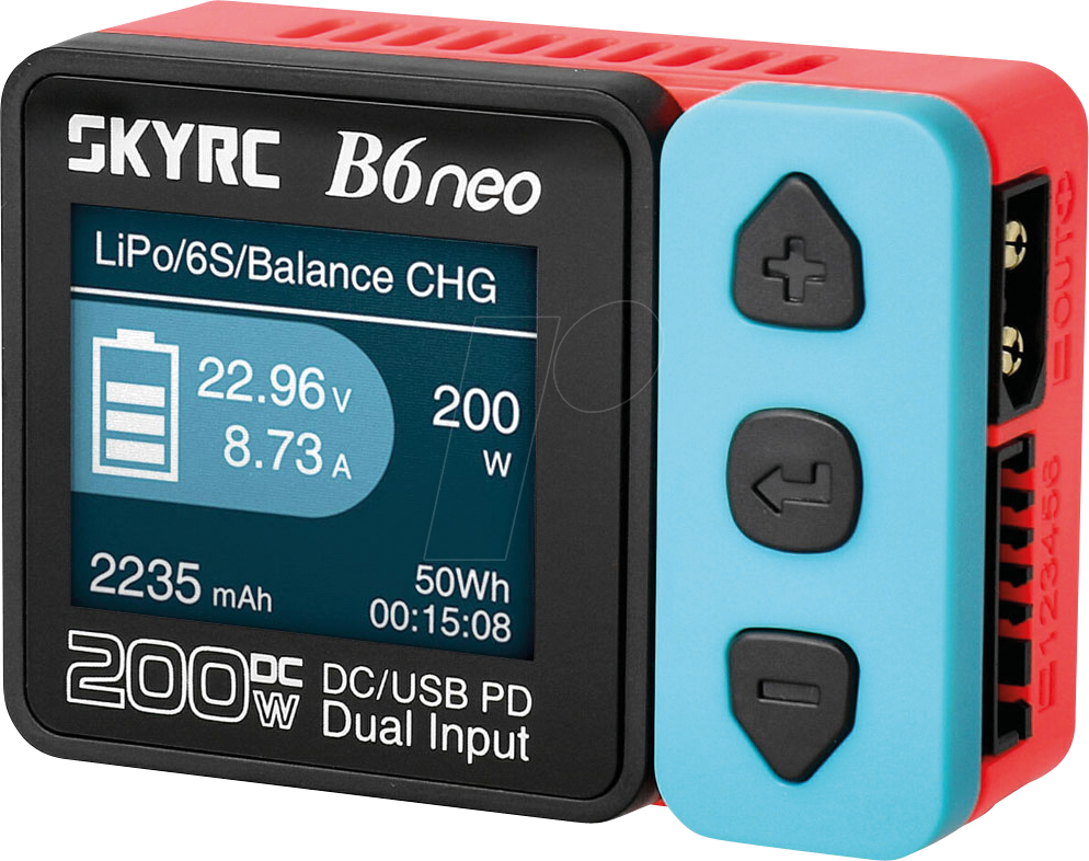 SKYRC B6NEO - Ladegerät für Akkupacks B6neo, für 1-6s, max. 10 A, 200 W von SKYRC