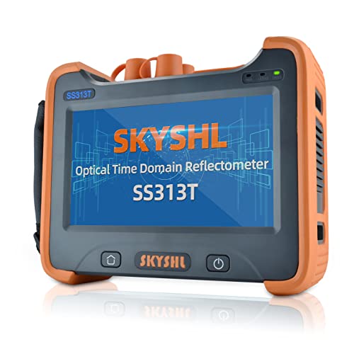 SKYSHL 1625nm/33dB PON LWL OTDR Tester(Eingebaute OPM+OLS+VFL+Ereigniskarte) SM Glasfaser Optische Zeitbereichs-Reflektometer Kompatibel mit SC+FC+ST+LC UPC&APC-SS313T-1B von SKYSHL