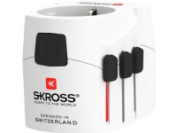 Skross 1.302461, Universal, Universal, Typ C (Euro-Stecker), Typ F, Typ C, Typ G (VK), Typ I (AU), 100-250 V, 50 - 60 Hz von SKross