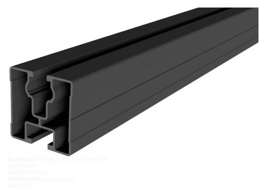 SL Rack 86140-4750 RAIL 40 - 4750 mm, schwarz von SL Rack