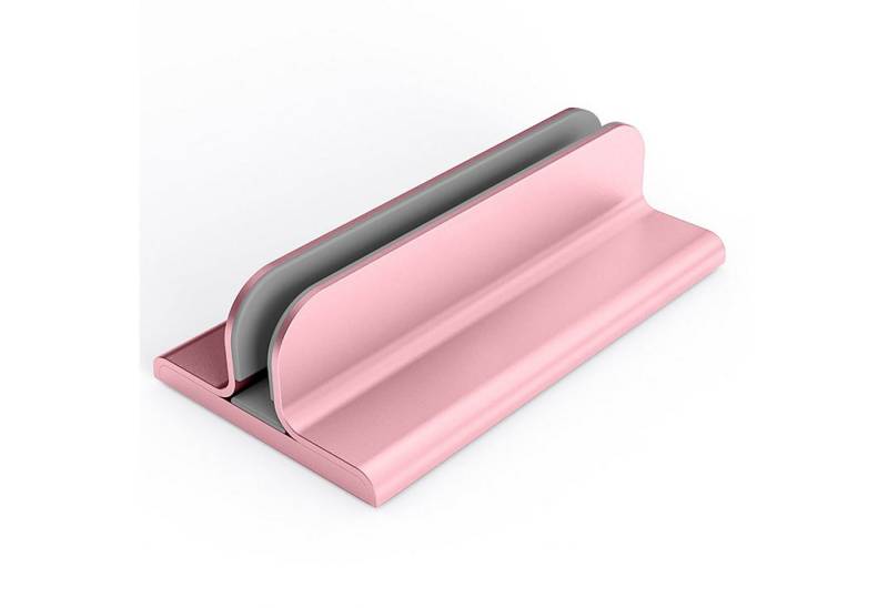 SLABO Notebookhalterung Laptopständer für MacBook, Air, Mac Book Pro, alle Notebooks, Laptops, Tablets "Aluminium" - ROSEGOLD, PINK Laptop-Ständer von SLABO