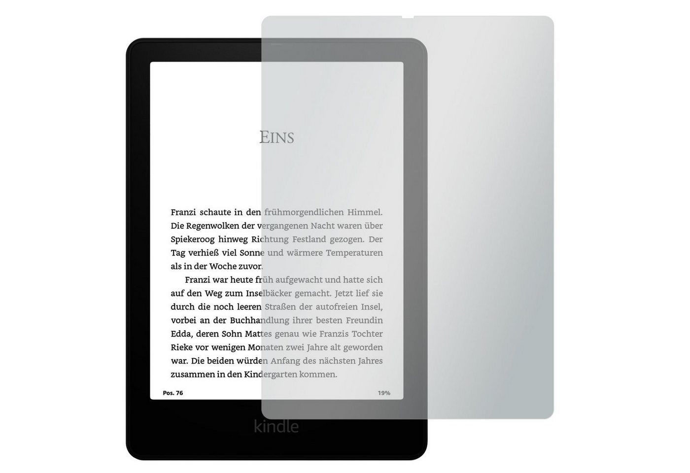 SLABO Schutzfolie 2 x Displayschutzfolie No Reflexion, Amazon Kindle Paperwhite Signature Edition (11. Generation 2021) von SLABO