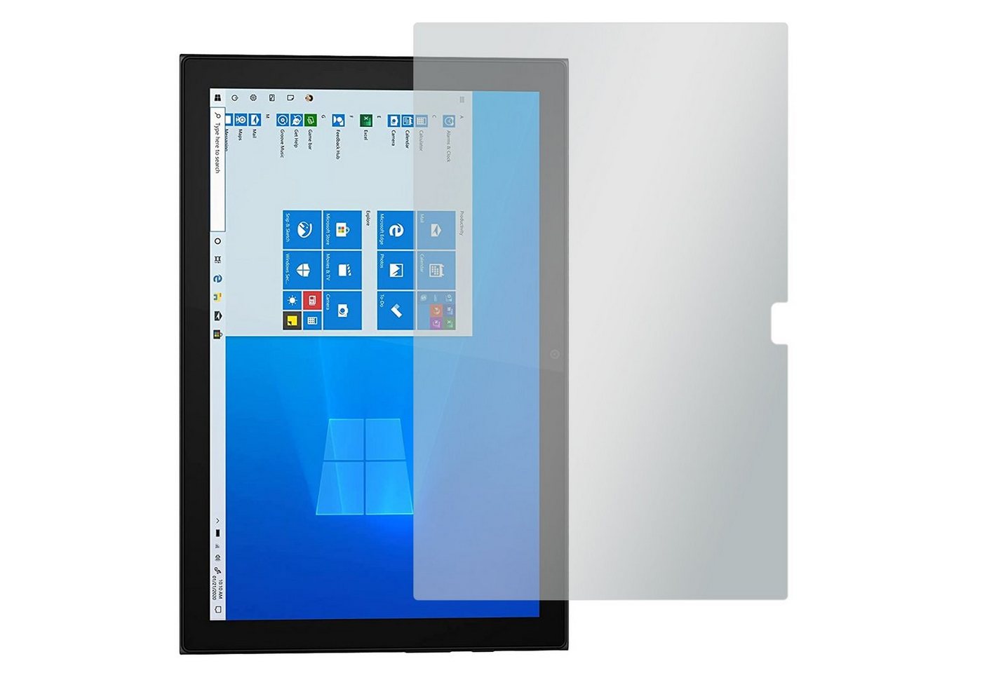 SLABO Schutzfolie 2 x Displayschutzfolie No Reflexion, Lenovo IdeaPad Duet 3i von SLABO