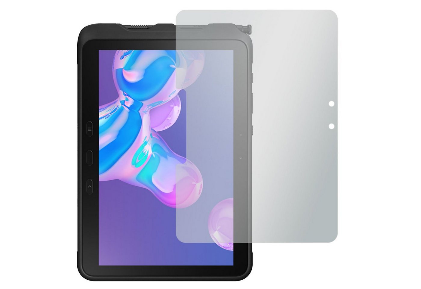 SLABO Schutzfolie 2 x Displayschutzfolie No Reflexion, Samsung Galaxy Tab Active Pro (LTE Wi-Fi) (SM-T540 SM-T545) von SLABO