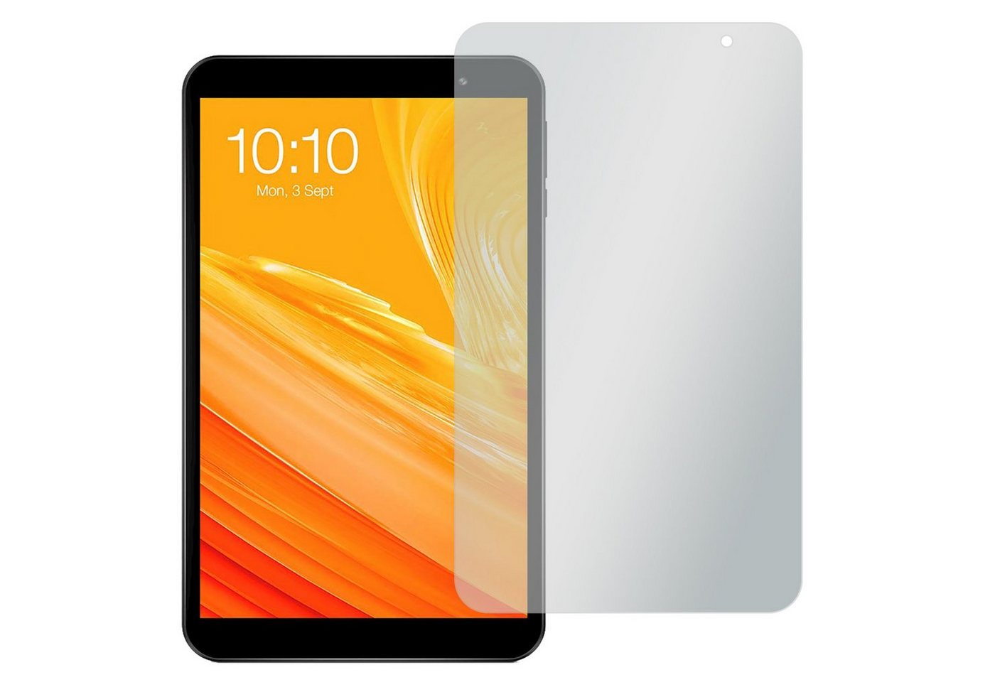 SLABO Schutzfolie 2 x Displayschutzfolie No Reflexion, Teclast P80X von SLABO