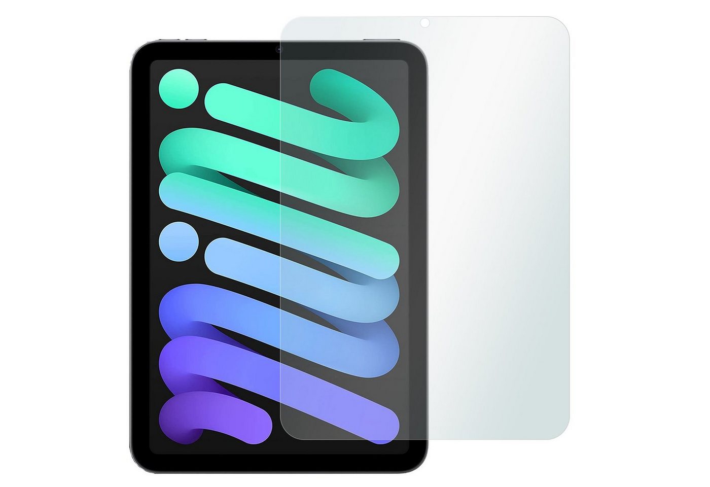 SLABO Schutzfolie 2x Displayschutzfolie Crystal Clear, iPad Mini 8.3 (6. Generation 2021) (Wi-Fi + Cellular) von SLABO