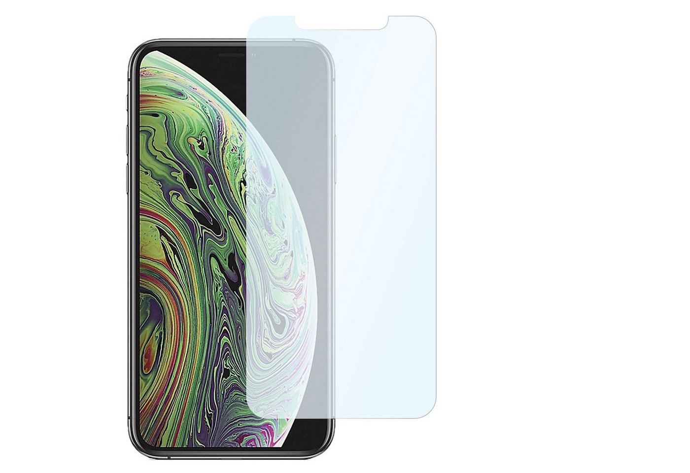 SLABO Schutzfolie 3x Panzerglasfolie Tempered Glass, Apple iPhone XS Max Apple iPhone 11 Pro Max von SLABO