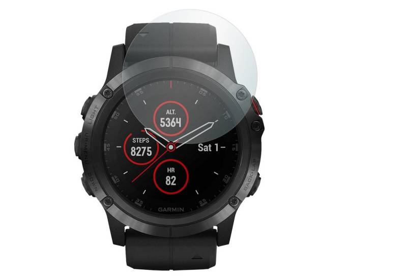 SLABO Schutzfolie 4x Displayschutzfolie Crystal Clear, Garmin Fenix 5 Plus von SLABO