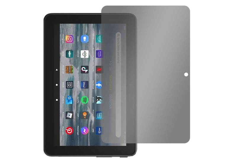 SLABO Schutzfolie Blickschutz View Protection Schwarz 360°, Amazon Fire 7-Tablet 12. Generation (2022) von SLABO