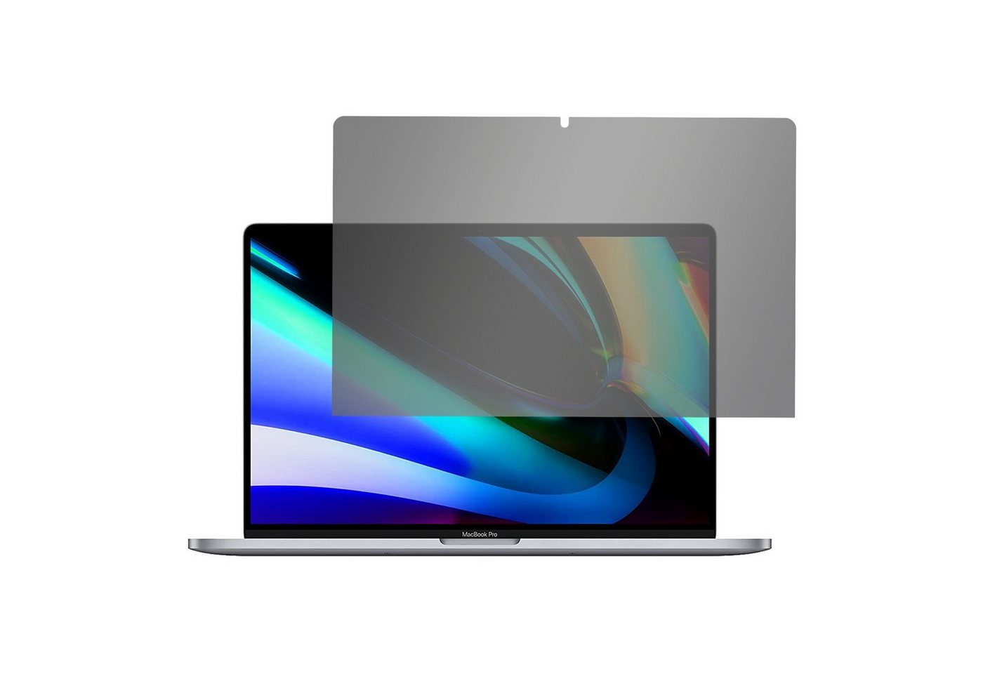 SLABO Schutzfolie Blickschutzfolie View Protection Schwarz 360°, Apple MacBook Pro 16 (2019)" von SLABO