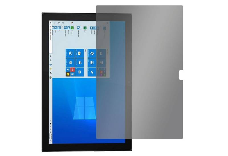 SLABO Schutzfolie Blickschutzfolie View Protection Schwarz 360°, Lenovo IdeaPad Duet 3i von SLABO