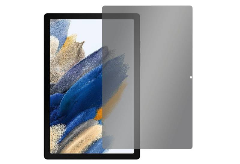 SLABO Schutzfolie Blickschutzfolie View Protection Schwarz 360°, Samsung Galaxy Tab A8 10.5" 2021 (LTE WiFi) von SLABO
