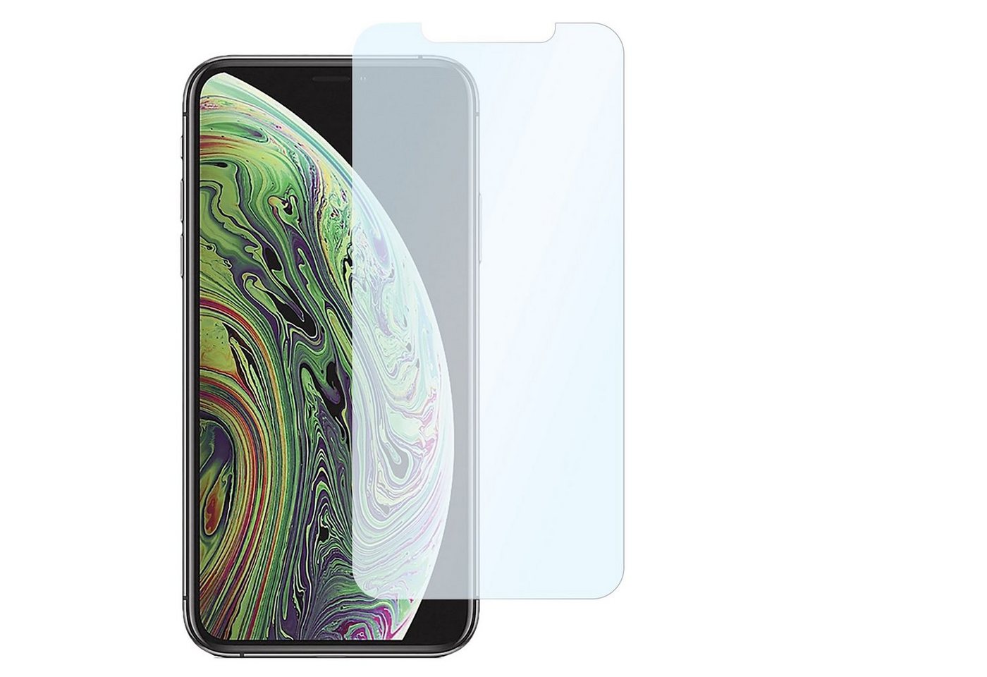 SLABO Schutzfolie Panzerglasfolie Tempered Glass, iPhone XS Max iPhone 11 Pro Max von SLABO