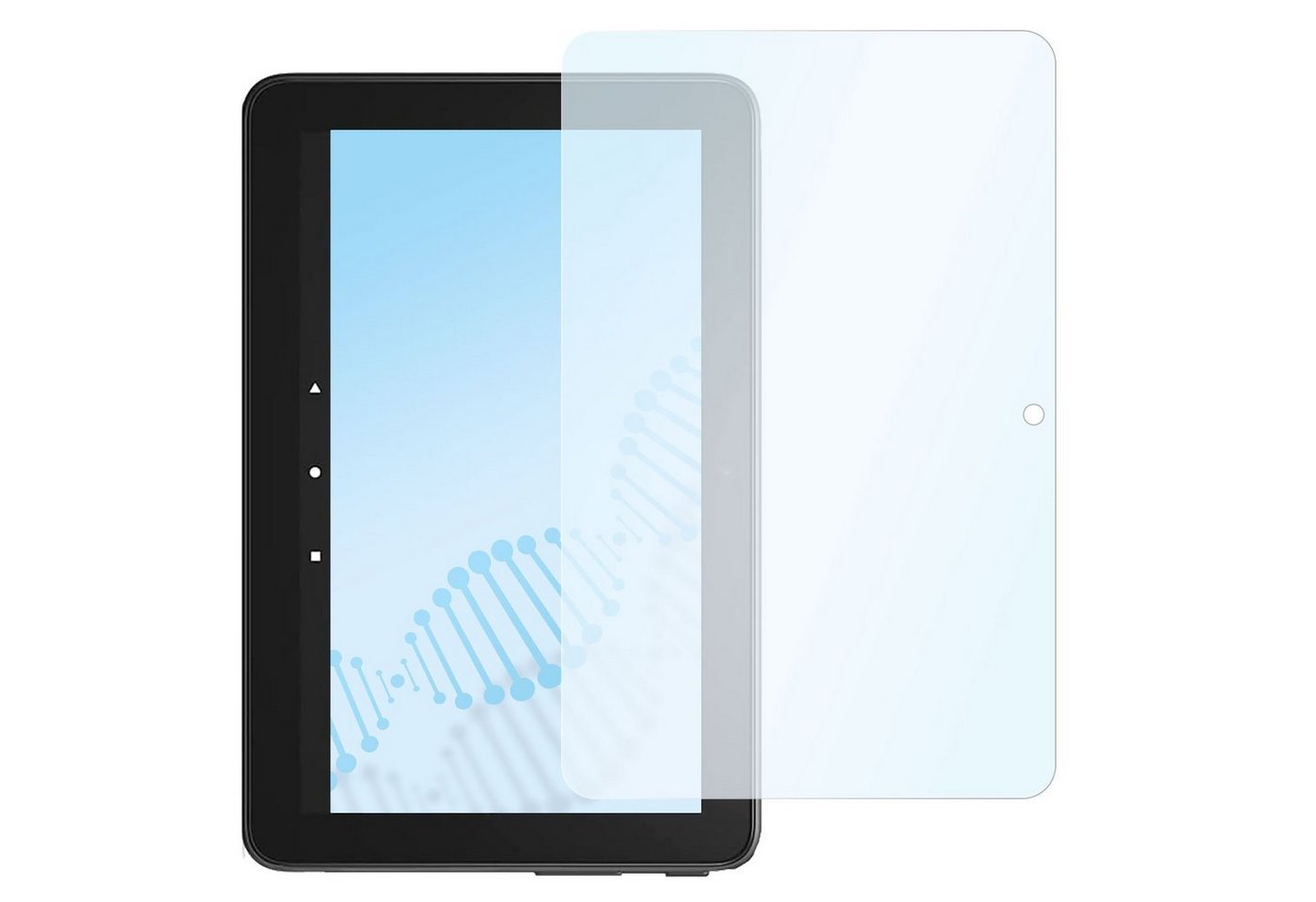 SLABO Schutzfolie antibakteriell flexibles Hybridglas, Amazon Fire 7-Tablet 12. Generation (2022) von SLABO