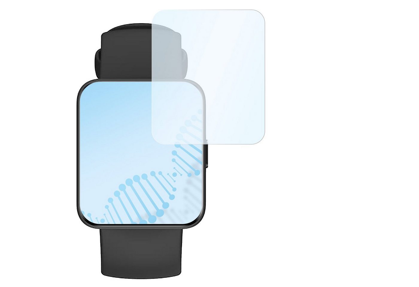 SLABO Schutzfolie antibakteriell flexibles Hybridglas, Xiaomi Redmi Watch 2 Lite von SLABO