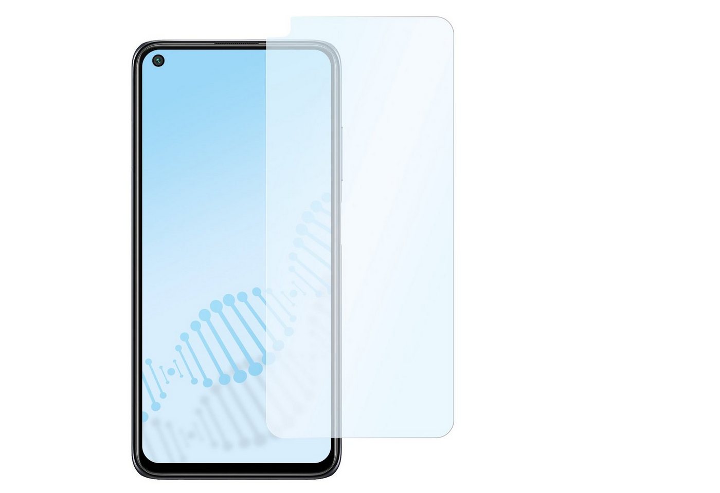 SLABO Schutzfolie antibakterielle flexible Hybridglasfolie, Xiaomi Redmi Note 9T (5G) von SLABO
