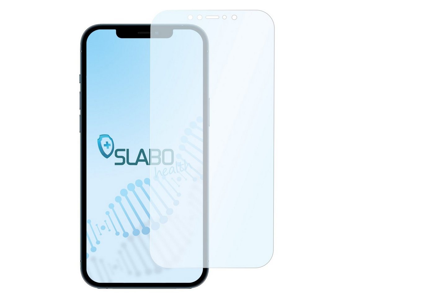 SLABO Schutzfolie antibakterielle flexible Hybridglasfolie, iPhone 12 Pro Max von SLABO