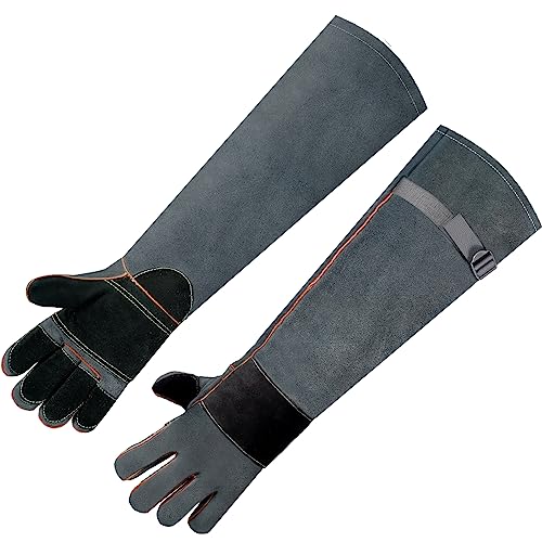 Leder Grillhandschuhe,Feuerfeste Handschuhe,Unisex Ofenhandschuhe,Grillhandschuhe mit Unterarmschutz,Wiederverwendbare Backhandschuhe,Hitzebeständige Grillhandschuhe für Grillen,Kochen,Backen,Draussen Leder Grillhandschuhe,Feuerfeste Handschuhe,Unisex Ofenhandschuhe,Grillhandschuhe mit Unterarmschutz,Wiederverwendbare Backhandschuhe,Hitzebeständige Grillhandschuhe für Grillen,Kochen,Backen,Draussen von SLARMOR