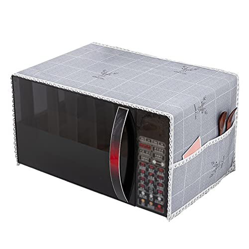 SLDHFE Mikrowellen-Abdeckung, Mikrowellen-Staubschutz mit Doppeltaschen, Mikrowellen-Staubschutz, dekorative Küchengeräte-Abdeckung, 100 x 35 cm SLDHFE Mikrowellen-Abdeckung, Mikrowellen-Staubschutz mit Doppeltaschen, Mikrowellen-Staubschutz, dekorative Küchengeräte-Abdeckung, 100 x 35 cm von SLDHFE