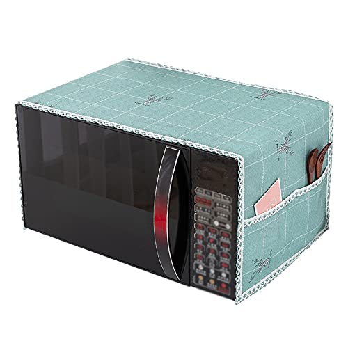 SLDHFE Mikrowellen-Abdeckung, Mikrowellen-Staubschutz mit Doppeltaschen, Mikrowellen-Staubschutz, dekorative Küchengeräte-Abdeckung, 100 x 35 cm SLDHFE Mikrowellen-Abdeckung, Mikrowellen-Staubschutz mit Doppeltaschen, Mikrowellen-Staubschutz, dekorative Küchengeräte-Abdeckung, 100 x 35 cm von SLDHFE