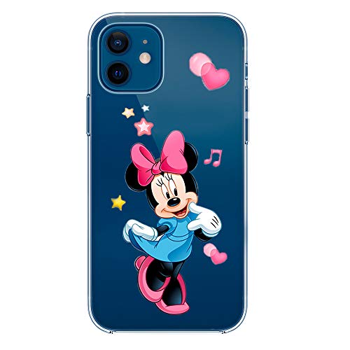 IP12 TPU Softcae Weiß Protective Schutzhülle Handycover Etui Bumper Staubdicht Telefon-Kasten Case Shell Abdeckung, Sammlung Special, Minnie, iPhone 12 von SLIDE