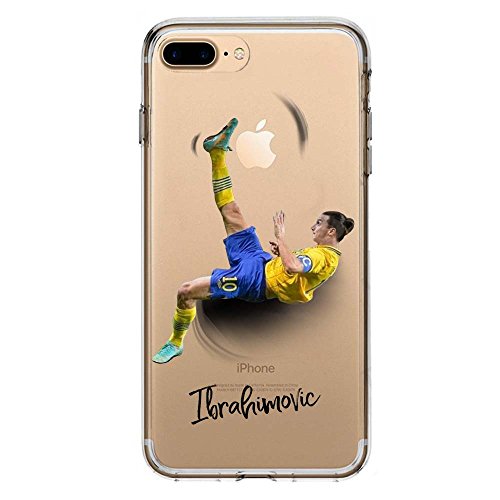 IP7 Plus / IP8 Plus TPU DURCHSICHTIG Softcae Protective Schutzhülle Handycover Etui Staubdicht Telefon-Kasten Case Shell Abdeckung Bumper Back Cover, Zlatan Ibrahimovic, iPhone 7 Plus / 8 Plus von SLIDE