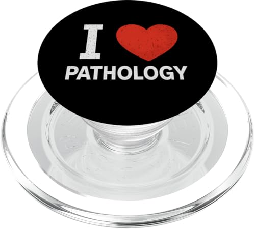 Ich liebe Pathologie PopSockets PopGrip für MagSafe von SLP Speech Language Pathologist Gifts Therapist