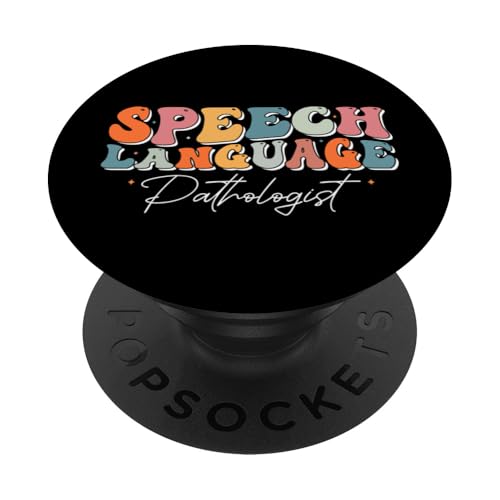 Pathologe für Sprachsprache PopSockets Klebender PopGrip von SLP Speech Language Pathologist Gifts Therapist