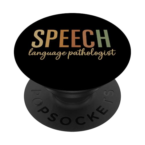 Pathologe für Sprachsprache PopSockets Klebender PopGrip von SLP Speech Language Pathologist Gifts Therapist