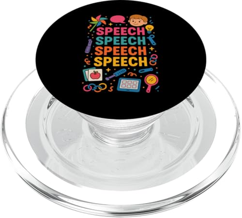 Sprache PopSockets PopGrip für MagSafe von SLP Speech Language Pathologist Gifts Therapist