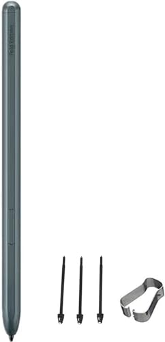 Fold Edition S Pen kompatibel mit Galaxy Z Fold 5 / Fold 4 / Fold 3,1,5 mm Stiftspitze, 4.096 Druckstufen, Eingabestift für Galaxy Z Fold 4 und Fold 5 Handys, mit 3 Spitzen/Federn (grün) von SLQ
