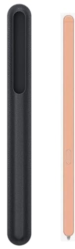 Galaxy Z Fold 6 S Pen Edition Stylus-Stift, Schlanke 1,5 mm Stiftspitze, 4.096 Druckstufen für Samsung Galaxy Z Fold 6 5G Handys (Stift + Hülle, Orange) von SLQ
