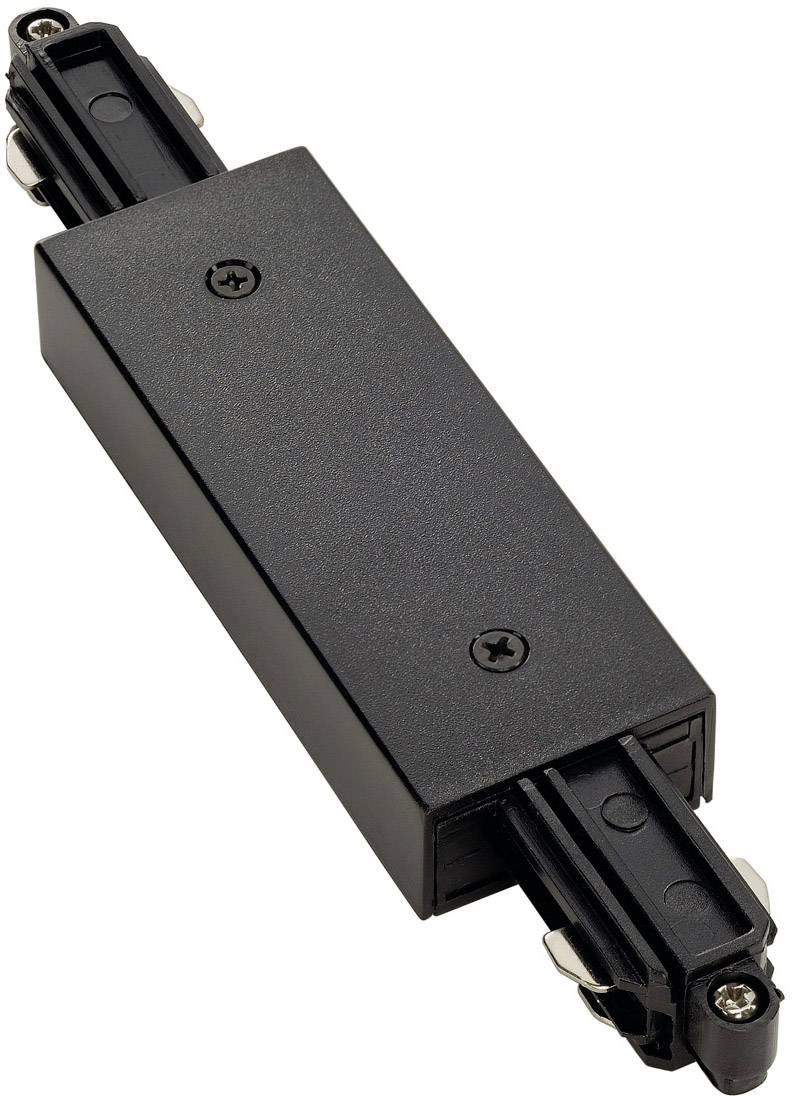 SLV Längsverbinder 1PH-Schiene 143100 elektrisch m.Einspeisemöglichk., Schwarz SLV Längsverbinder 1PH-Schiene 143100 elektrisch m.Einspeisemöglichk., Schwarz von SLV GmbH