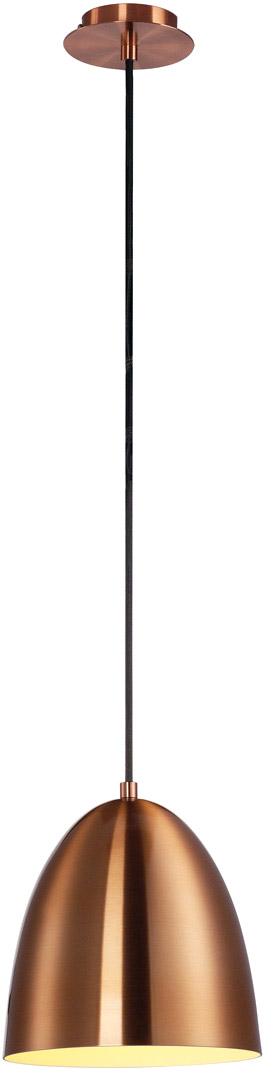PARA CONE 20 Pendelleuchte,rund,Ø20cm,kupferfarben/gebürstet, E27,max.60W - Pendelleuchten von SLV