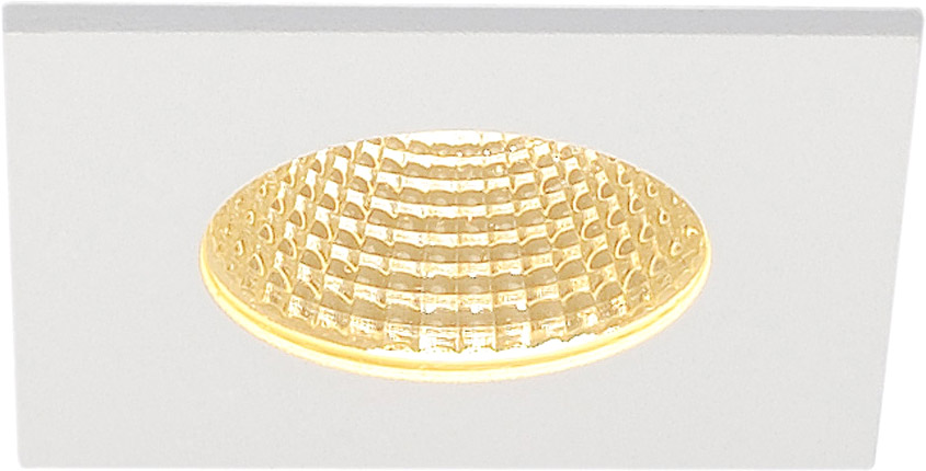 PATTA-F, Deckeneinbauleuchte, eckig, mattweiss, 9W, 38°, 3000K, inkl. Trei - Downlights PATTA-F, Deckeneinbauleuchte, eckig, mattweiss, 9W, 38°, 3000K, inkl. Trei - Downlights von SLV