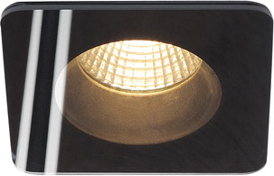 PATTA-I, Deckeneinbauleuchte, eckig, mattschwarz, 9W, 38°, 3000K, inkl. Tr - Downlights PATTA-I, Deckeneinbauleuchte, eckig, mattschwarz, 9W, 38°, 3000K, inkl. Tr - Downlights von SLV