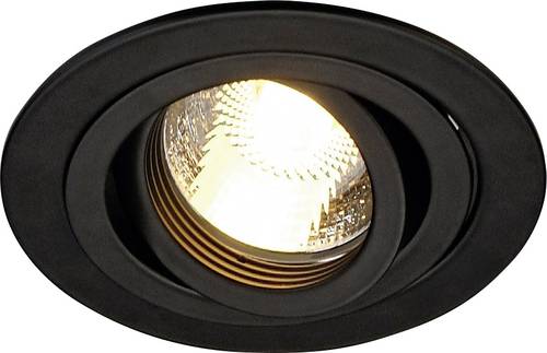 SLV 111710 New Tria 1 Einbauleuchte LED, Halogen GU10 50W Schwarz von SLV