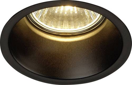 SLV 112910 Horn Einbauleuchte LED GU10 50W Schwarz (matt) von SLV