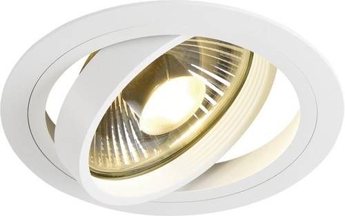 SLV 113540 New Tria 1 Einbauleuchte Halogen, LED GU10 75W Weiß (matt) von SLV