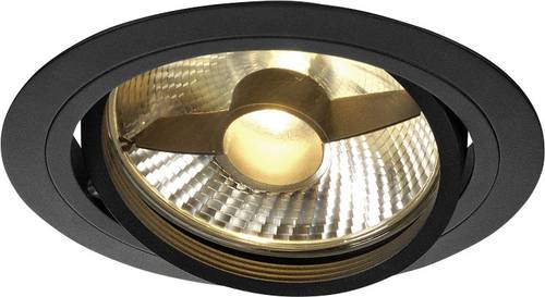 SLV 113550 New Tria 1 Einbauleuchte Halogen, LED GU10 75W Schwarz (matt) von SLV