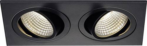 SLV 113920 New Tria LED-Einbauleuchte LED LED fest eingebaut 12W Schwarz (matt) von SLV