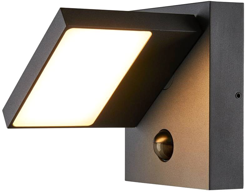 SLV ABRIDOR SENSOR, Outdoor LED Wandaufbauleuchte IP55 anthrazit 3000/4000 - Stand-, Wand- und Deckenleuchten (Outdoor) von SLV