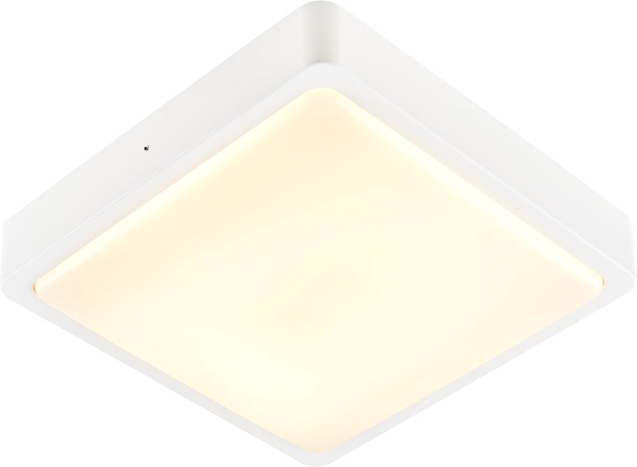 SLV AINOS SQUARE SENSOR, Outdoor LED Wand- und Deckenaufbauleuchte weiß CCT switch 3000K - Stand-, Wand- und Deckenleuchten (Outdoor) von SLV