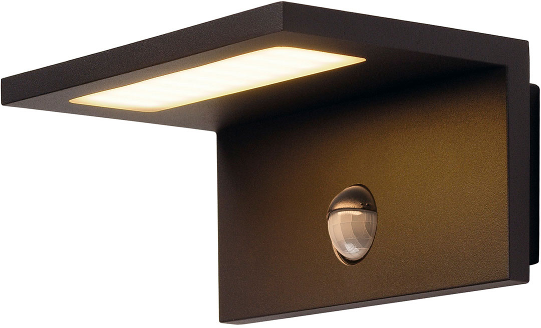 SLV ANGOLUX S LED Outdoor Wandleuchte, IP44, anthrazit, 3000K - Stand-, Wand- und Deckenleuchten (Outdoor) von SLV