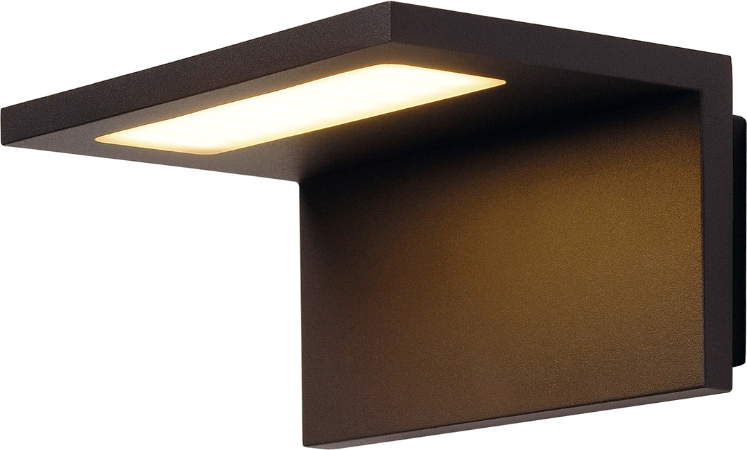 SLV ANGOLUX WALL Wandleuchte, anthrazit, 36 SMD LED, 3000K - Stand-, Wand- und Deckenleuchten (Outdoor) von SLV
