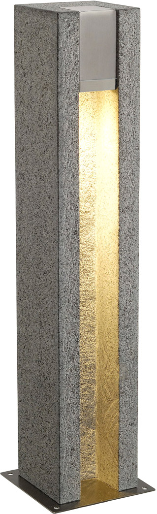 SLV ARROCK SLOT GU10 Stehleuchte, eckig, Granit, salt & pepper, max. - Stand-, Wand- und Deckenleuchten (Outdoor) von SLV