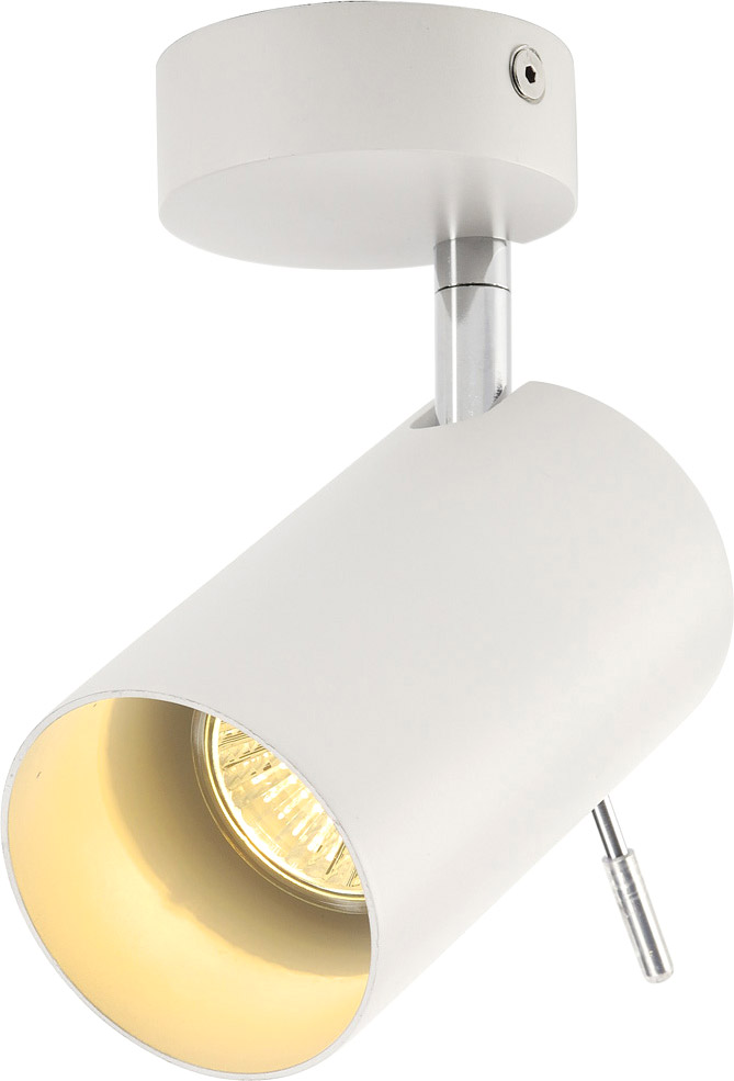 SLV ASTO TUBE I Deckenleuchte, weiss, 1xGU10, max. 75W - Wand- und Deckenleuchten von SLV