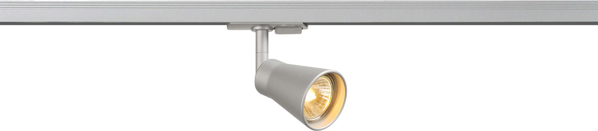 SLV AVO Spot für Hochvolt-Stromschiene 1Phasen, QPAR51, silber, max. 50W - Leuchten mit 1 Phasen Adapter SLV AVO Spot für Hochvolt-Stromschiene 1Phasen, QPAR51, silber, max. 50W - Leuchten mit 1 Phasen Adapter von SLV