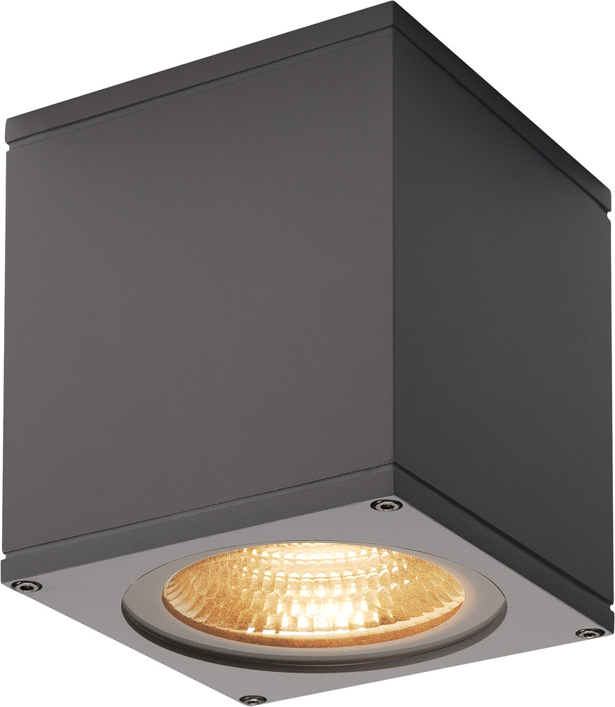 SLV BIG THEO CEILING Outdoor Deckenleuchte, LED, 3000K, anthrazit - Stand-, Wand- und Deckenleuchten (Outdoor) von SLV